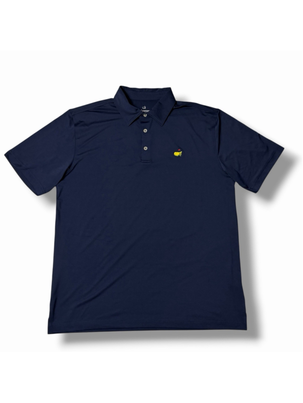Masters Tech Augusta National Golf Club Men's Performance Polo Shirt Navy Large
